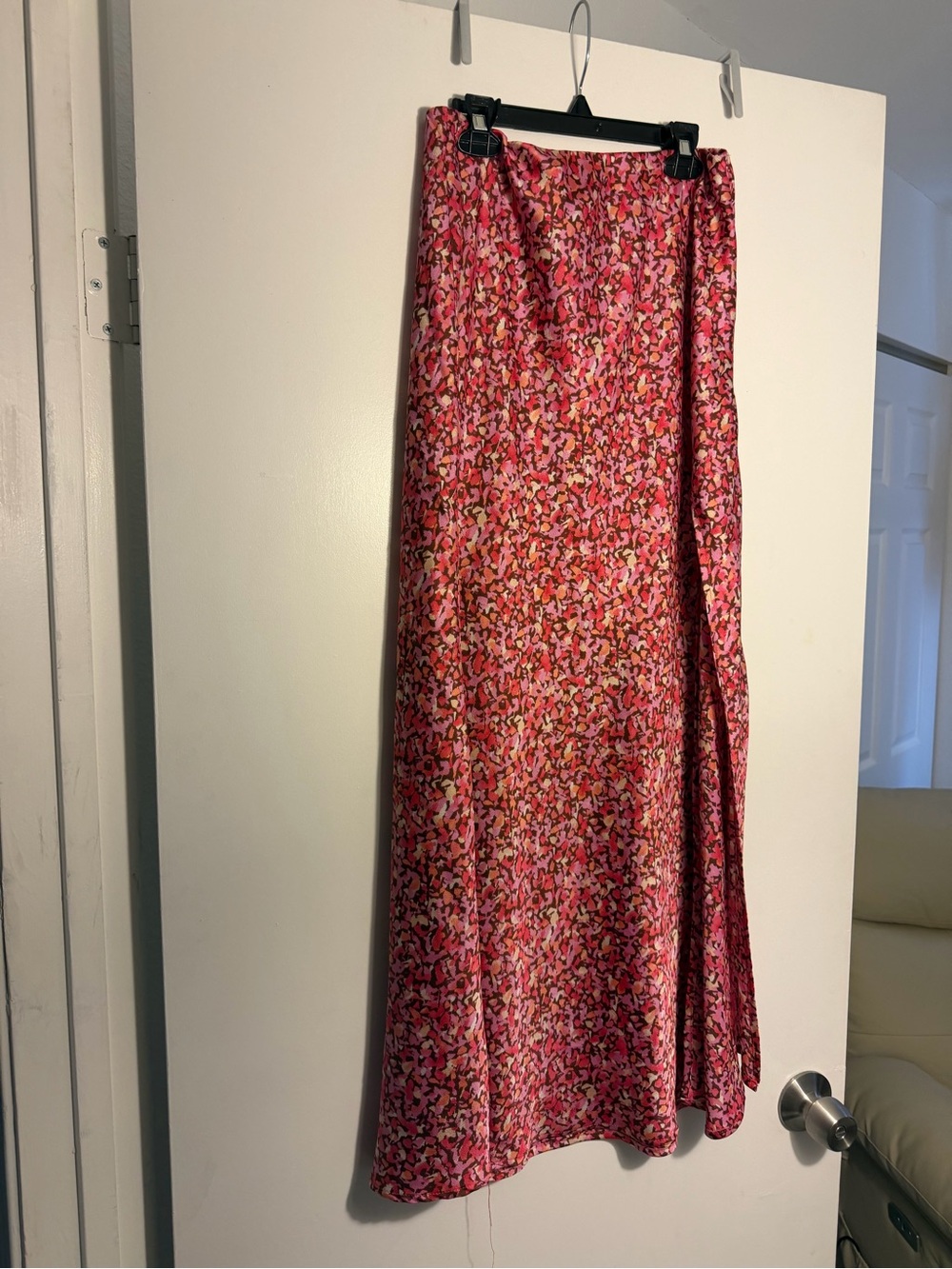 mahina Pink Multi Floral Maxi Skirt